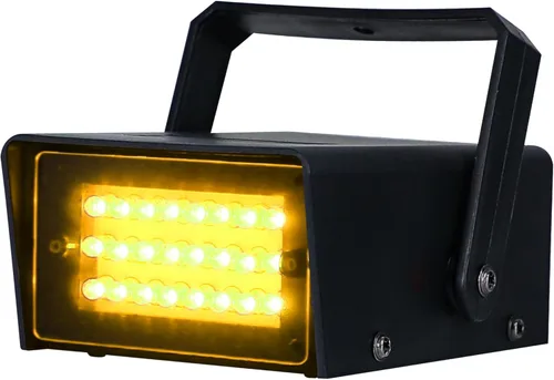 Vista 13 de ENUOLI Mini LED luz estroboscópica color blanco con 24 LED súper brillantes control de velocidad variable para efecto de luz de escenario