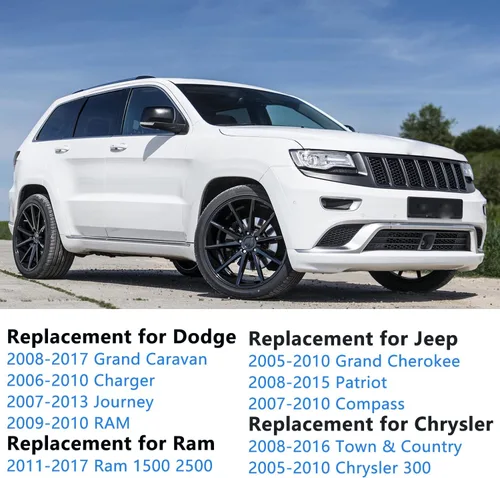 Vista 7 de Kit de repuesto de boquillas de limpiaparabrisas para Chrysler Dodge Ram, kit de manguera de boquillas de limpiaparabrisas con manguera de líquido