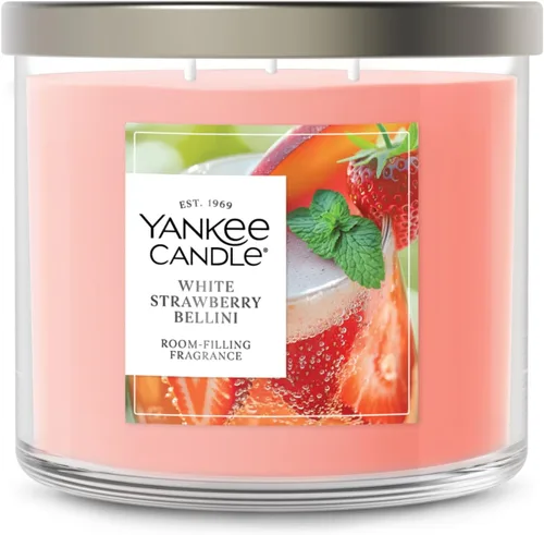 Vista 9 de Yankee Candle Vela perfumada de cereza negra, tarro de vela de 3 mechas de 14.5 onzas con hasta 40 horas de tiempo de combustión, regalo