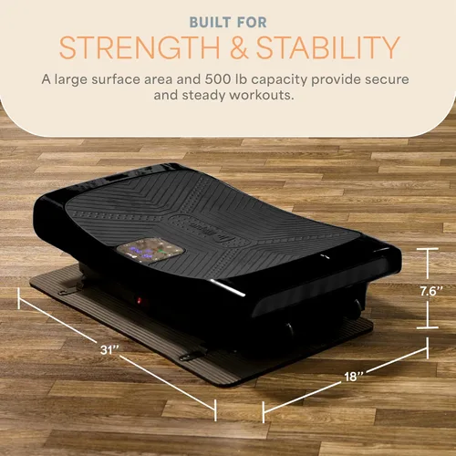 Vista 15 de Lifepro Vibration Plate Machines – Full Body Workout, Recovery & Lymphatic Drainage with 4D Motion, Silent Operation, Joint Support, & Triple Motor