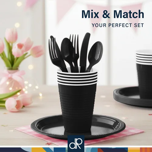 Vista 5 de DecorRack - Vasos desechables y reutilizables de 12 onzas para fiestas de cumpleaños, despedidas de soltera, campamentos, eventos en interiores y al