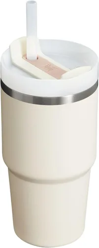 Vista 2 de Stanley Quencher H2.0 - Vaso con popote de 20 onzas Tapa de 3 posiciones Flowstate Compatibilidad con portavasos para viajes Taza de acero