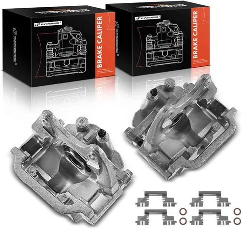 Vista 10 de A-Premium Conjunto de Pinza de Freno de Disco con Soporte Compatible con Modelos Selectos de Cadillac, Chevy y GMC - Escalade, Avalanche, Silverado