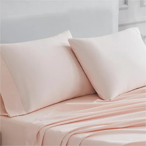 Vista 26 de Linen Closet Juego de sábanas tamaño individual – 100% algodón natural percal, juego de sábanas de cama individual de 3 piezas refrescante