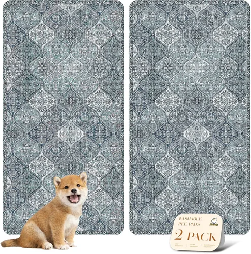 Vista 106 de nunubaby Almohadillas reutilizables para orina de perros, para jaulas y pisos, Almohadillas lavables para orina de perros, elegantes, Beige