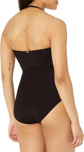 Vista 2 de Anne Cole - Traje de baño de una pieza con parte delantera plisada para mujer