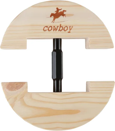 Vista 8 de Cowboy Camilla de sombrero, tamaño pequeño de 6 12 a 9 12 - hebilla ajustable colorida resistente (S, rojo)