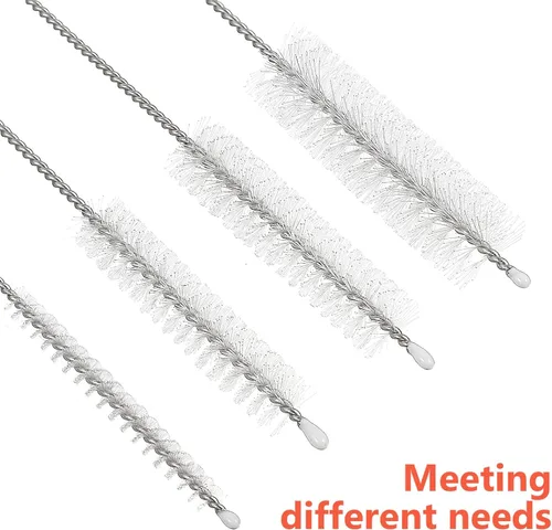 Vista 4 de KALLORY 11pcs cepillos limpiadores de paja, cepillo de limpieza de paja de beber diferentes diámetros tubo limpiador herramienta