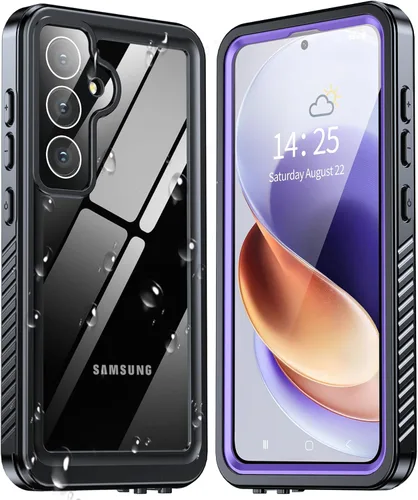 Vista 14 de ANTSHARE Funda impermeable para Samsung Galaxy S24 Ultra, lente incorporada y protector de pantalla de cuerpo completo de 360°, resistente a prueba