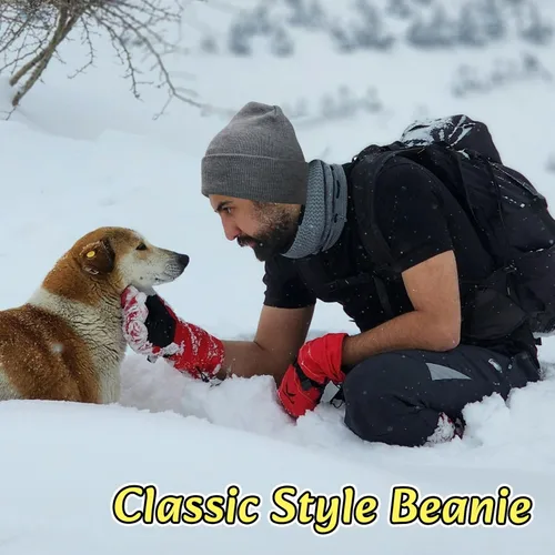 Vista 4 de NPQQUAN 3 Packs Unisex Beanie Hats for Men Women Winter Knit Beanies