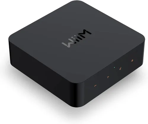 WiiM Pro AirPlay 2 Receptor, Google Cast Audio, Transmisor Multisala WiFi, Compatible con Alexa, Siri y Google Assistant, Transmite Audio de Alta