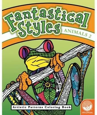 MindWare Estilos fantásticos Funky Libro para Colorear: Animales 2