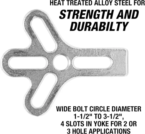 Vista 2 de OEMTOOLS 25053 Juego de extractor de equilibrador armónico resistente, reparación y mantenimiento del motor, construcción duradera de acero aleado