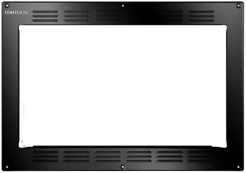 Kit de molduras para horno de microondas Modelo RV-185B-CON 20-1/2 pulgadas de ancho x 12 pulgadas de alto, negro