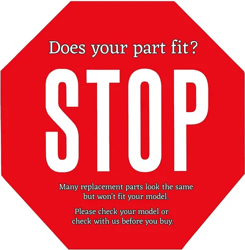 Vista 4 de Manija de puerta para secadora Whirlpool W10861225