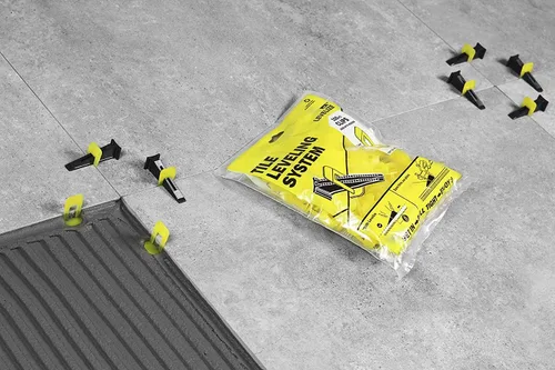 Vista 5 de 500 espaciadores de azulejos de 1/8 pulgadas (clips), 100 piezas - Cuñas reutilizables, 1 alicates de instalación gratis - Sistema de nivelación