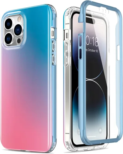 Vista 21 de Esdot Funda para iPhone 14 con Protector de Pantalla Integrado, Funda Resistente de Grado Militar con Diseños de Moda para Mujeres y Niñas, Funda