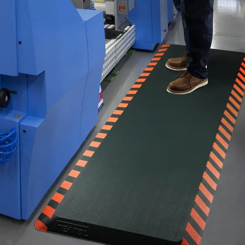 Vista 9 de FEATOL Alfombrilla Antifatiga Industrial, Alfombrilla Ergonómica de Suelo de Pie para el Trabajo para Estar de Pie - Soporte de Seguridad para Dolor