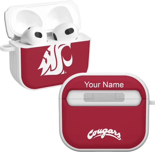 Vista 17 de AFFINITY BANDS Washington State Cougars Camo HDX - Funda compatible con Apple AirPods Generaciones 1 y 2
