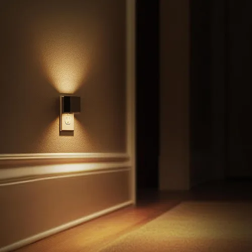 Vista 7 de L LOHAS LED Luz nocturna, luces nocturnas enchufables a la pared, [paquete de 2] sensor de atardecer a amanecer, brillo ajustable, blanco suave