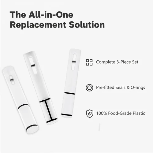 Vista 4 de Juego de 3 varillas de válvula deslizante para máquina de helados de 6.3 in, barras de pistón duraderas compatibles con VEVOR Commercial & Home Soft