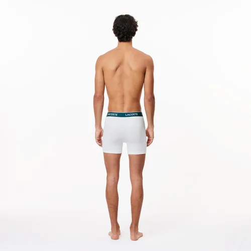 Vista 4 de Lacoste Paquete de 3 calzoncillos tipo bóxer para hombre