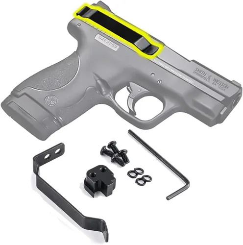 Vista 4 de Clip delgado para pistola de perfil bajo, funda de transporte oculta minimalista IWB, fácil de instalar