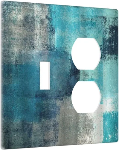 Vista 86 de Cubiertas de Placas de Pared Dúplex Individual con Sol Minimalista Moderno de Palabras Inspiradoras Abstractas Boho, Cubierta de Interruptor de Luz