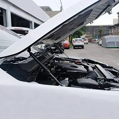 Vista 2 de Para Nissan Frontier/NP300 2015-2019 Soporte de elevación de capó delantero de acero Varilla de puntal de choque 2 piezas Accesorios de coche