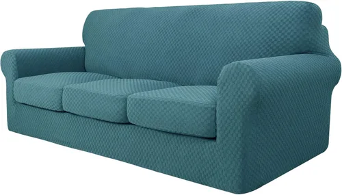 Vista 8 de YEMYHOM - Fundas elásticas para cojín individual, protector de sofá, silla, asiento, funda deslizante, funda suave de sofá, reemplazo, grande, a