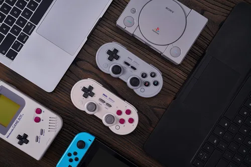 Vista 7 de 8BitDo Sn30 Pro Bluetooth Controller for SwitchSwitch OLED, PC, macOS, Android, Steam Deck & Raspberry Pi (G Classic Edition)