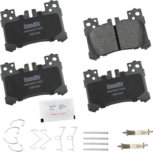 Vista 213 de Pastillas de Freno Traseras Cerámicas Bendix Priority1 CFC1510 para INFINITI QX56 2013-2011, QX80 2024-2014, Nissan Armada 2023-2017