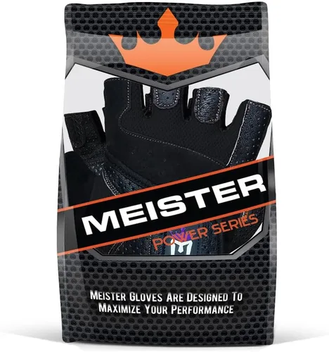 Vista 5 de Meister Guantes de levantamiento de pesas Fit Grip para mujer con piel Amara lavable