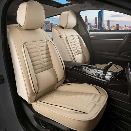 Vista 39 de Juego completo de fundas de asiento de automóvil para Ford Explorer 2004-2023, 2024 y 2025, juego completo de fundas de asiento de cuero con soporte