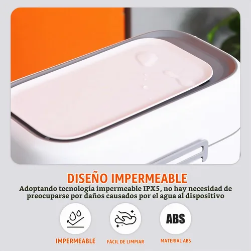 Vista 3 de Bote de basura de 2.2 galones con tapa, bote de basura automático sin contacto, sensor de movimiento inteligente, pequeño para baño, dormitorio