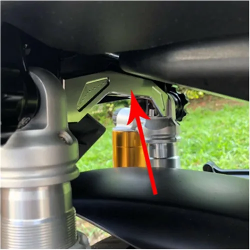 Vista 5 de Jfqm - Soporte de suspensión trasera de motocicleta de 8.7 in para Yamaha XMAX300 X-MAX300 XMAX250 X-MAX250 XMAX X-MAX 250 300 2017 2018