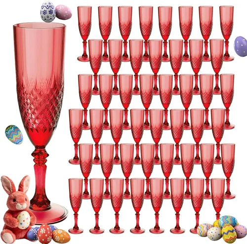 Vista 38 de Copas de champán de plástico, 12 copas de vino de plástico ámbar, inastillables, reutilizables, para bodas, despedidas de soltero, brindis y eventos