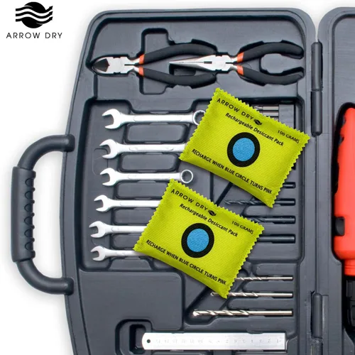 Vista 6 de Absorbentes de humedad reutilizables: paquetes de desecantes para cajas fuertes, armarios, contenedores de almacenamiento y más