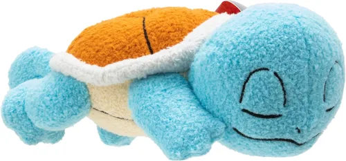Vista 5 de Pokémon 5" Squirtle, Charmander, Bulbasaur durmientes, paquete de 3 peluches - Licencia oficial - Auténtico set de figuras de juguetes de peluche