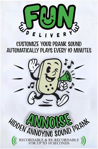 Vista 8 de FUN delivery Annoise Broma de broma de sonido molesto grabable oculto broma broma