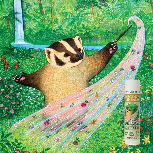 Vista 5 de Badger Bálsamo labial clásico sin perfume, orgánico certificado por USDA, hidratante, 0.15 onzas (paquete de 2)