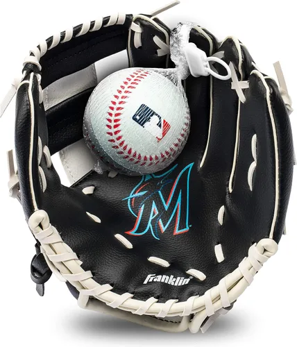 Vista 21 de Franklin Sports MLB Youth Teeball Glove and Ball Set - Kids Baseball and Teeball - Perfect First Kids Glove - 9.5