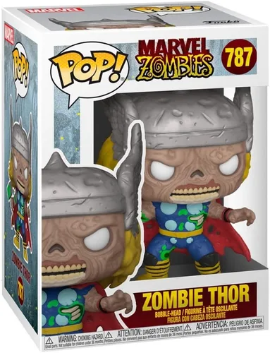 Vista 2 de Funko POP Marvel Zombies #787 - Thor Zombie - Glow in The Dark Special Edition Figure 55646 - Marvel Figure