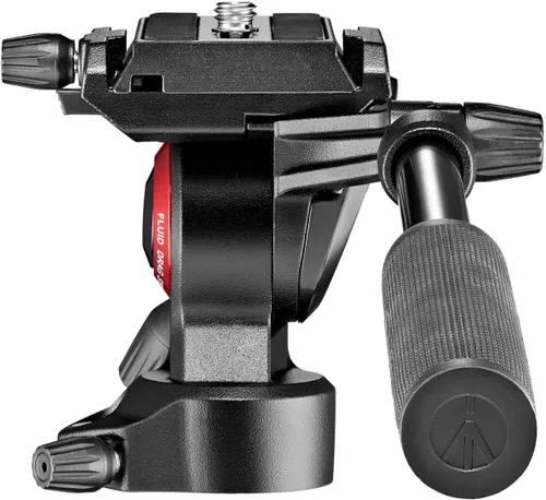 Vista 2 de Manfrotto MVH400AHUS Lightweight, Travel Friendly Be Free Live Fluid Video Head, Black