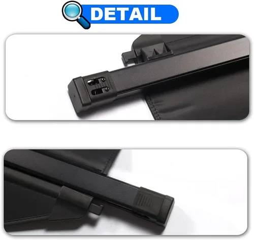 Vista 3 de BOPARAUTO Cubierta de carga para Hyundai Santa Fe 2021 2022 Accesorios 2019 2020 2021 2022 2023 Cubierta de seguridad para maletero negra