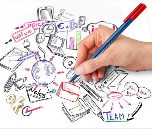 Vista 5 de STAEDTLER 437 XBSB10 Triplus - Bolígrafo (10 unidades), multicolor