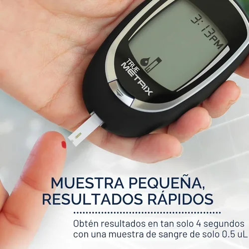 Vista 3 de True Metrix - Tiras reactivas para medir la glucosa en sangre, 50