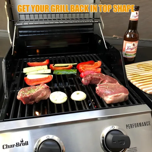 Vista 7 de BBQ-PLUS Piezas de repuesto para parrillas de gas Charbroil Performance de 2 quemadores 463673519 463673019 463625217 463673017 G470-0002-W1