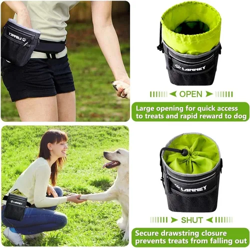 Vista 3 de Bolsa de entrenamiento para perros pequeños a grandes, bolsa de entrenamiento para perros pequeños a grandes, bolsa de golosinas para transportar