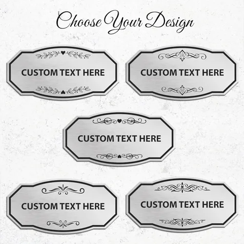 Vista 7 de Letreros personalizables para exteriores/victorianos/placa personalizada/placa de nombre de puerta personalizada para oficina